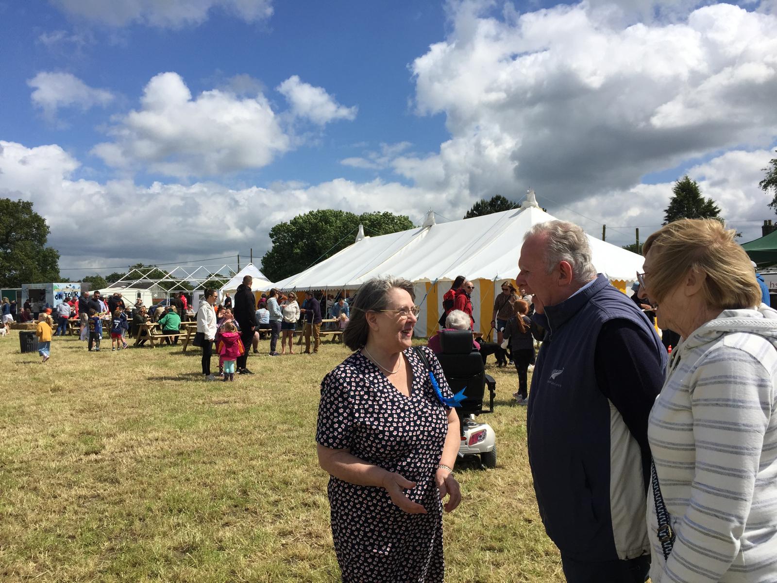 Fiona at a local event