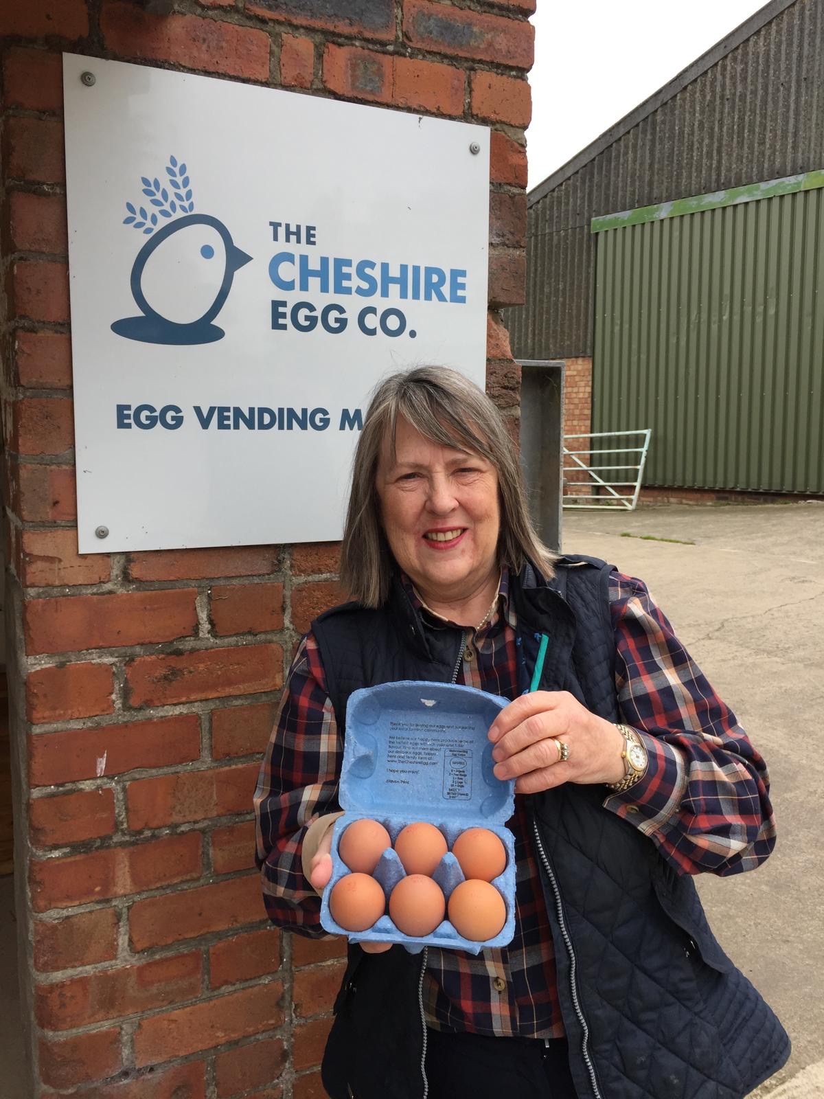 Fiona supports Cheshire Egg Co.